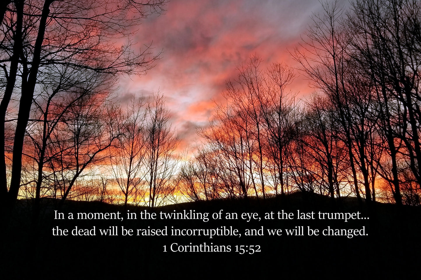 1 Corinthians 15 Majestic Sunset