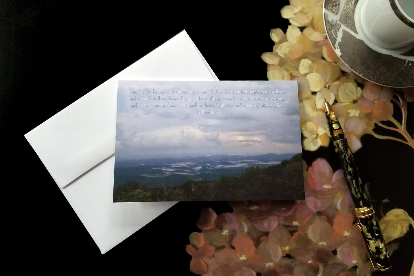 2 Peter 1:5-7 Parkway Panorama FW Christian greeting card