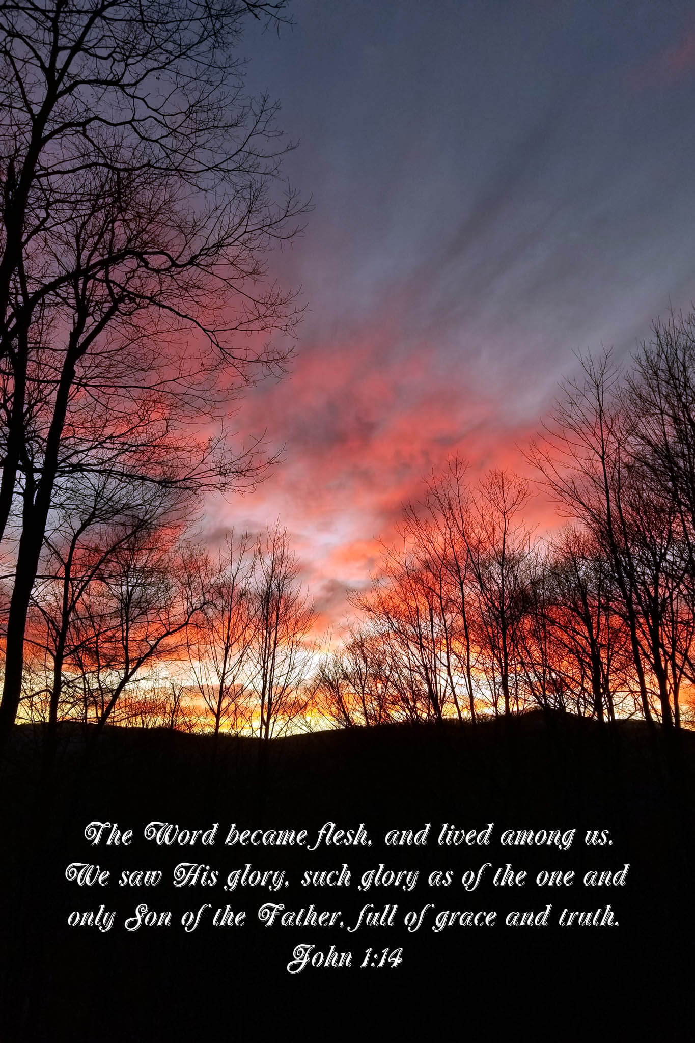 John 1:14 Sunset