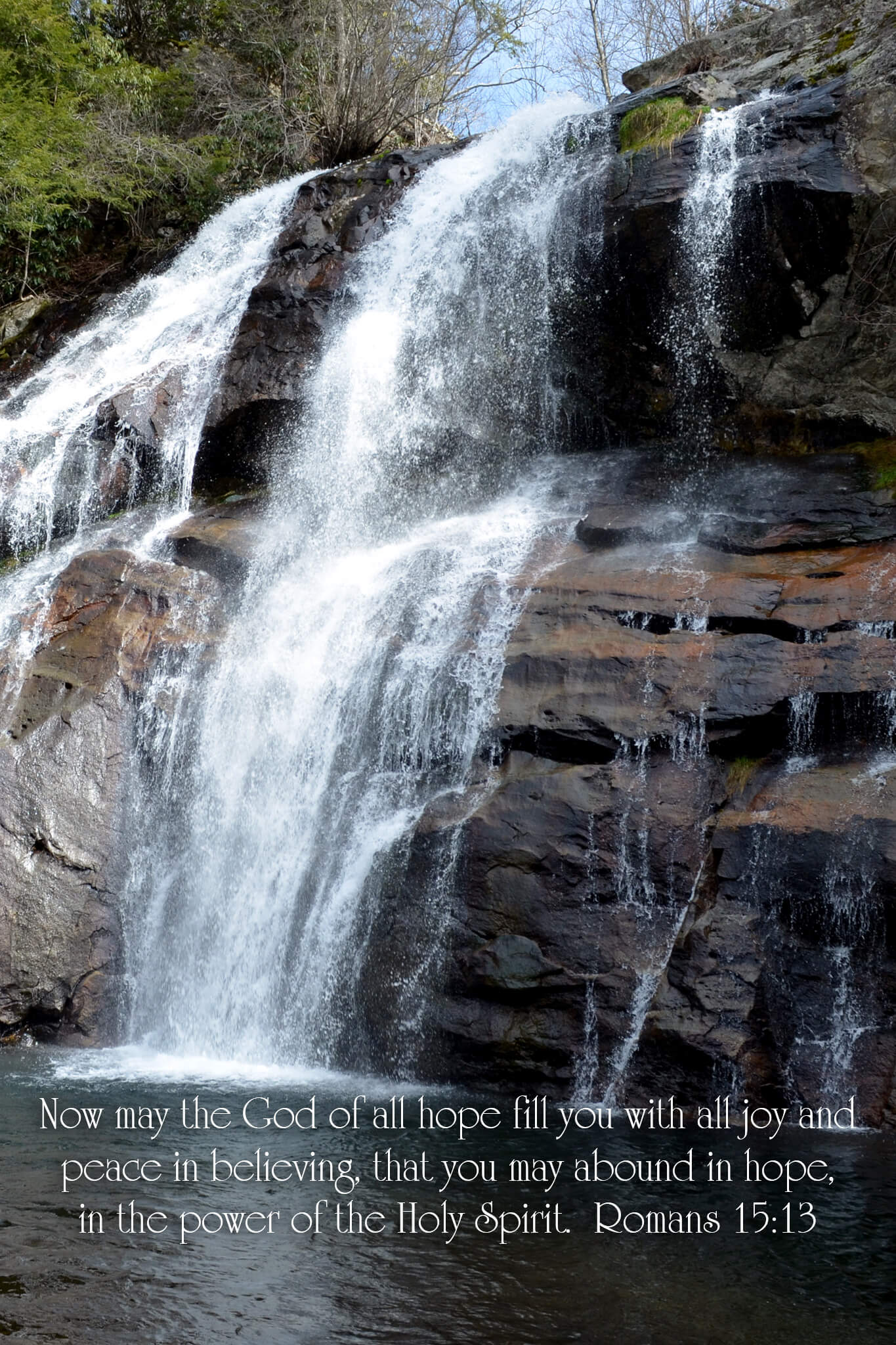 Romans 15:13 Waterfall
