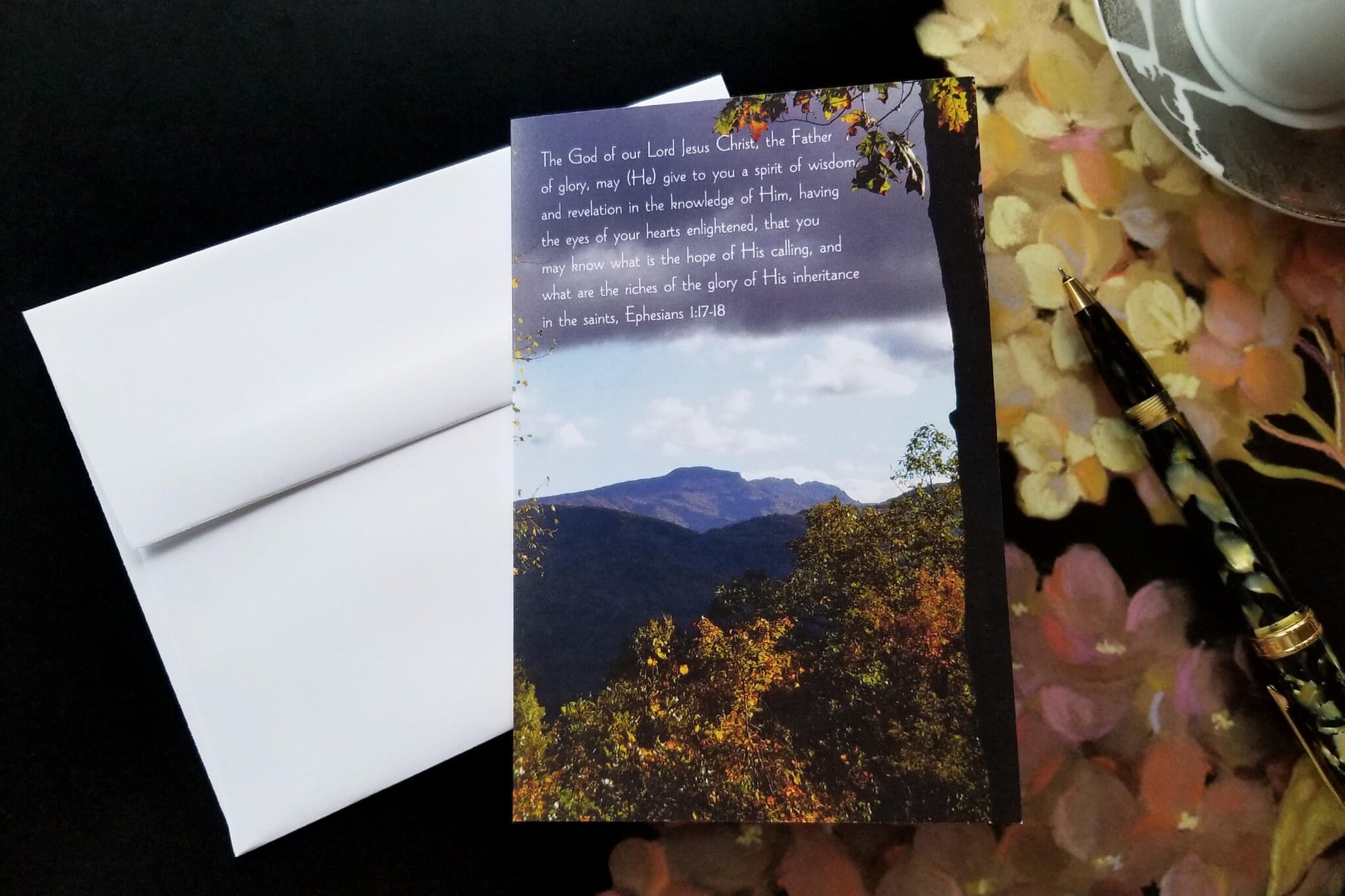 Ephesians 1:17-18 Wise Old Grandfather FW Christian greeting card