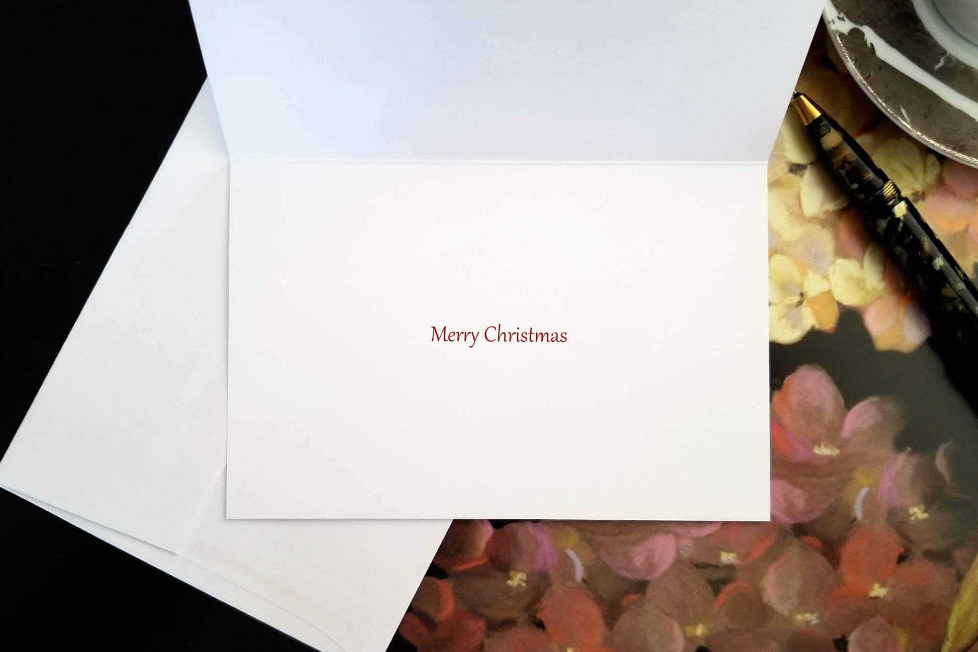 Merry Christmas inside Luke 2:10-11 Snowy Grandfather FW Christian Christmas greeting card