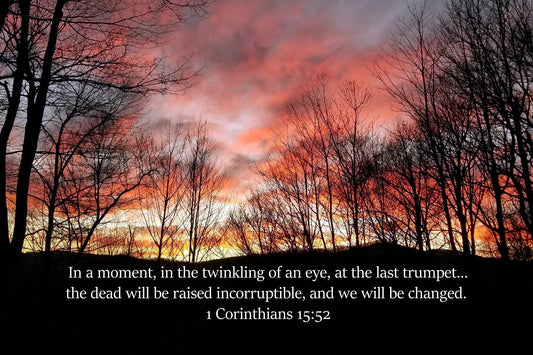 1 Corinthians 15:52 Sunset