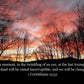 1 Corinthians 15:52 Sunset