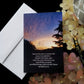 Jeremiah 33:2-3 Valley Sunset FW Christian greeting card