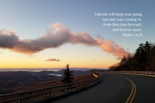 Psalm 121:8 Driving the Viaduct Christian Greeting card