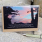 Psalm 30:4-5 Hawk's Nest eco Christian greeting card
