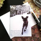 Colossians 3 Puddles Snow FW Matte Christian greeting card