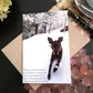 Colossians 3 Puddles running snow Eco Christian greeting card