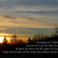 Revelation 4 Parkway Landscape Sunset Christian greeting card
