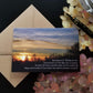 Revelation 4 Parkway Landscape Sunset Eco Christian greeting card